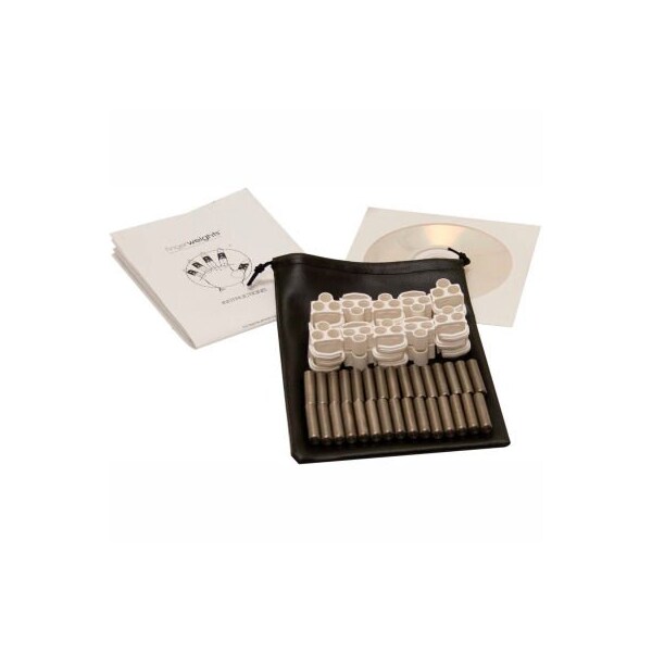Fingerweights Finger Exerciser, 10-Finger Set, White